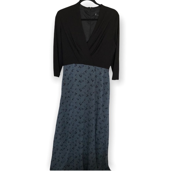 Chetta B Dresses & Skirts - Chetta B 3/4 sleeve maxi floral print dress